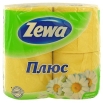 Ароматизированная туалетная бумага "Zewa Плюс Ромашка", 4 рулона ароматизатор Изготовитель: Россия Товар сертифицирован инфо 189r.